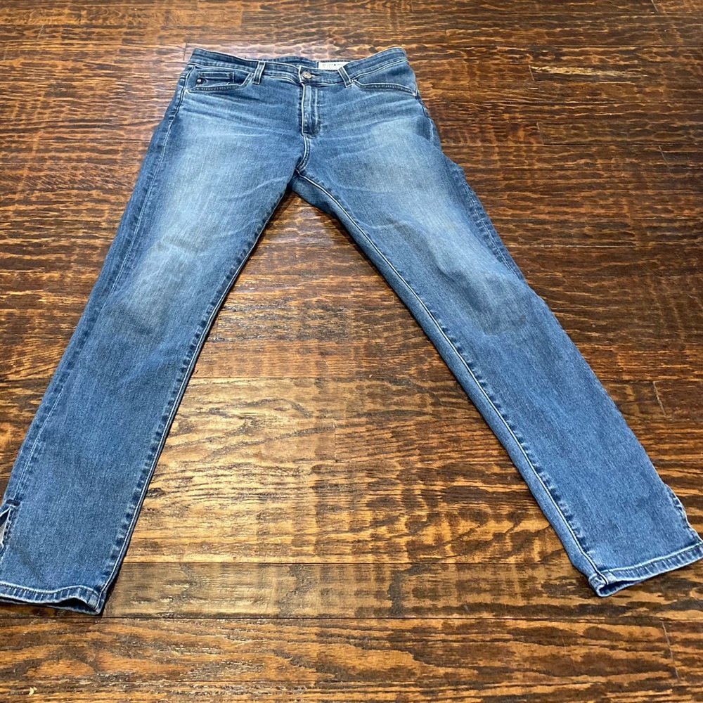 AG Denim high rise Stevie ankle